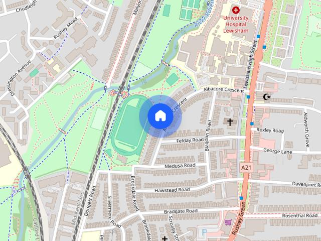 Apartment for rent in London Borough of Lewisham, Ladywell