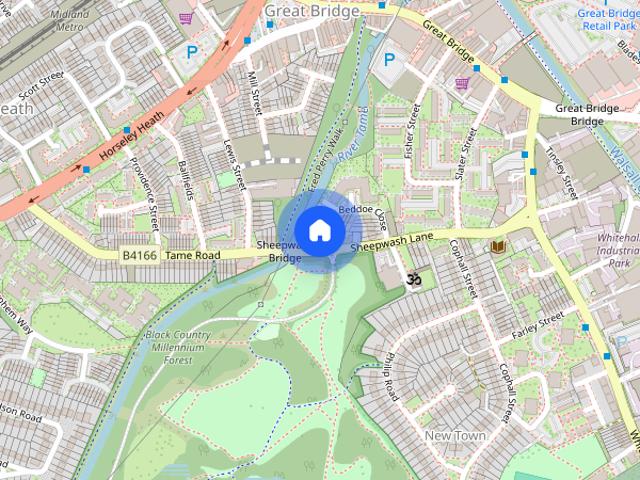 Apartment for rent in Great Bridge, Wednesbury