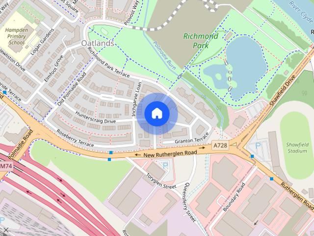 Apartment for rent in Oatlands, Glasgow