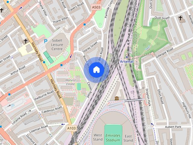 Apartment for rent in Finsbury Park, Greater London