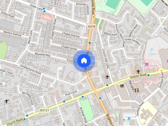 Apartment for rent in Row Town, Surrey