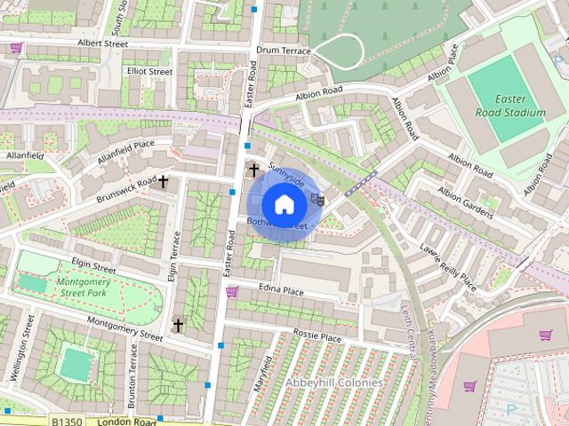 Apartment for rent in Hillside, Leith