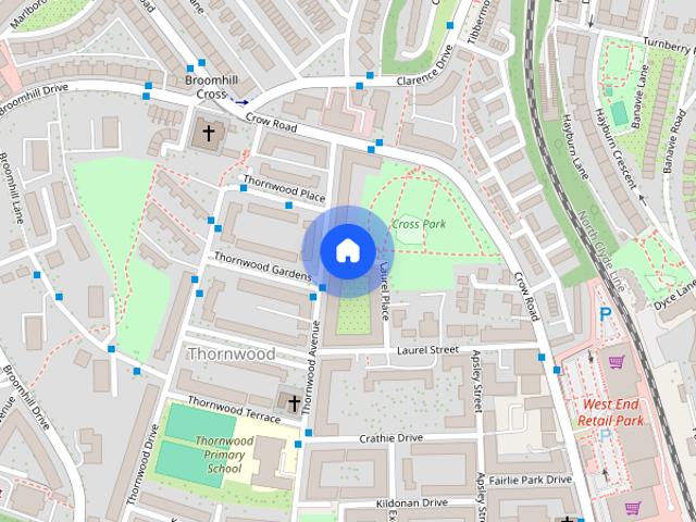 Apartment for rent in Thornwood, Glasgow