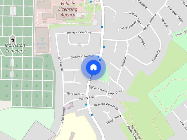 Apartment for rent in Mynyddbach, Nangreaves