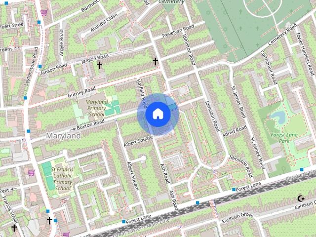 Apartment for rent in Maryland, Greater London