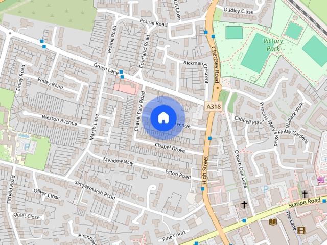 Apartment for rent in Row Town, Surrey
