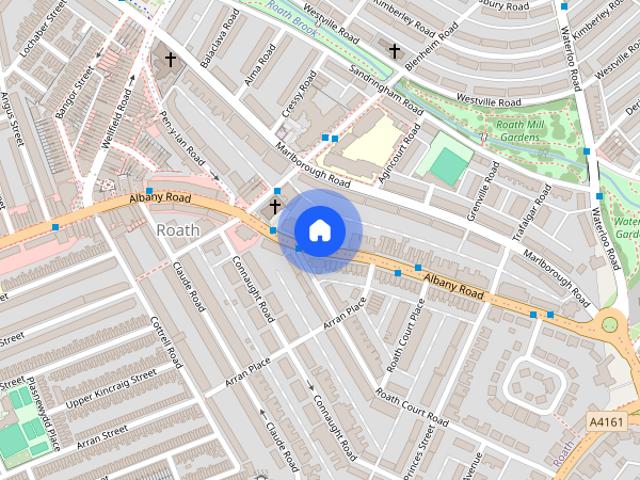 Apartment for rent in Plasnewydd, Falcon Lodge