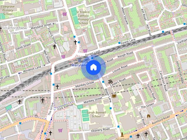 House for rent in Maryland, Greater London