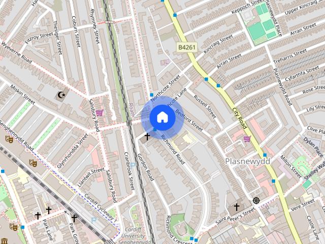 Room for rent in Plasnewydd, Falcon Lodge