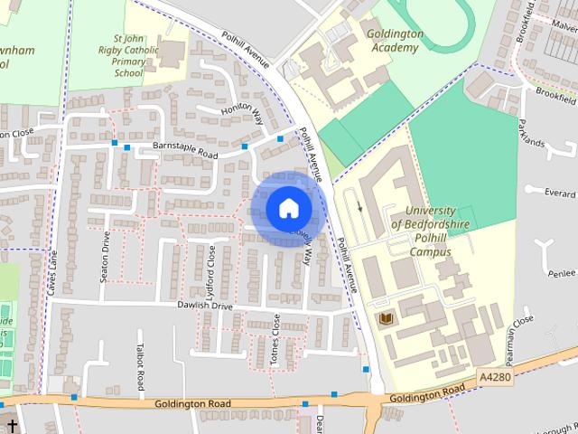 Room for rent in De Parys, Bedford