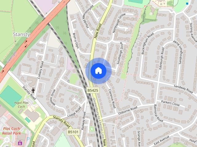Room for rent in Wrexham, Wales