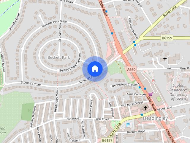 Room for rent in Beckett Park, Headingley
