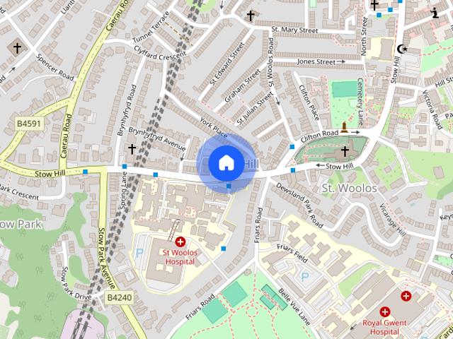 Room for rent in Stow Hill, Wales
