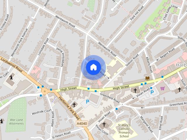 Townhouse for rent in Harborne, West Midlands