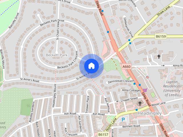 Room for rent in Beckett Park, Headingley
