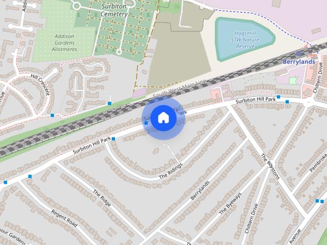 House for rent in Berrylands, Greater London