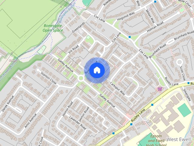 House for rent in West Ewell, Ewell