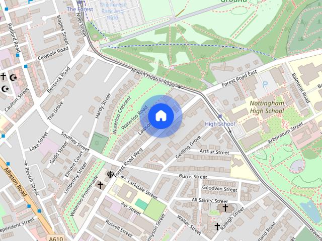 House for rent in Forest Fields, City of Nottingham