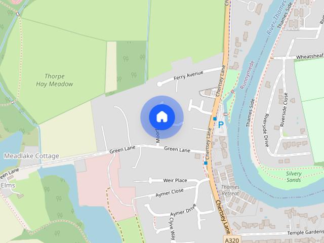 House for rent in Pooley Green, Row Town