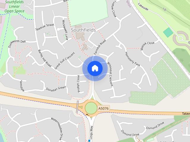 Room for rent in Southfields, Northampton