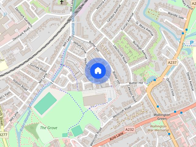 House for rent in The Wrythe, Greater London