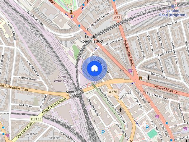 Apartment for rent in Round Hill, Brighton & Hove