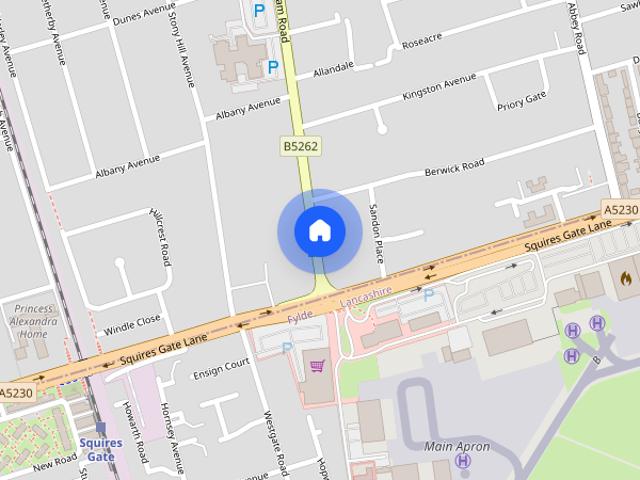 Apartment for rent in Squires Gate, Blackpool