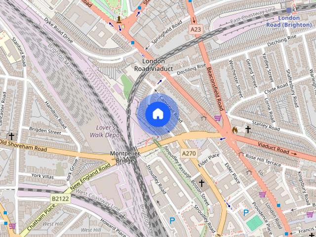 Apartment for rent in Round Hill, Brighton & Hove