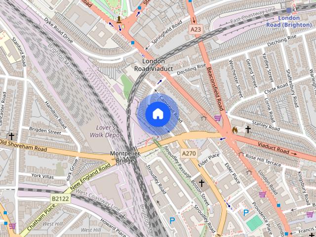 Apartment for rent in Round Hill, Brighton & Hove