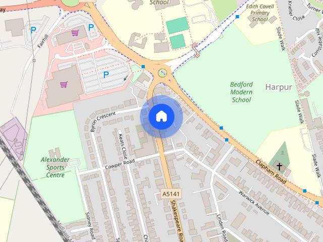 House for rent in Harpur, Bedford