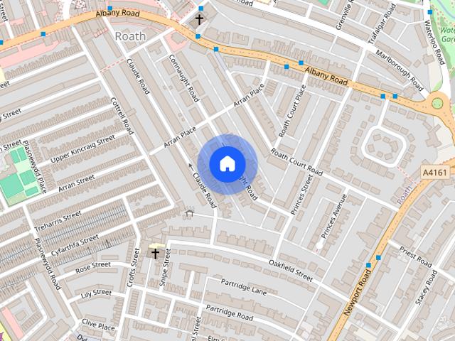 Apartment for rent in Plasnewydd, Falcon Lodge