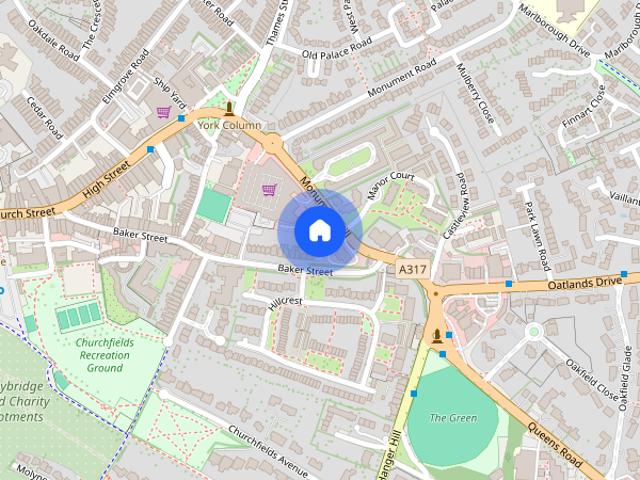 Apartment for rent in Weybridge, Elmbridge