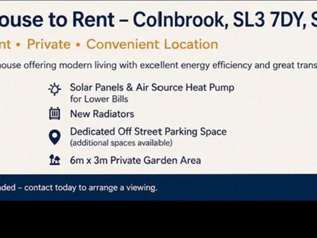 House for rent in Poyle, Slough