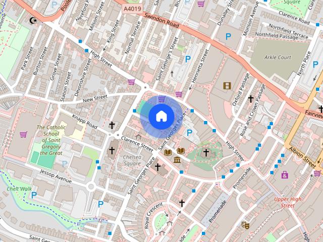 Studio for rent in St Paul’s, Cheltenham