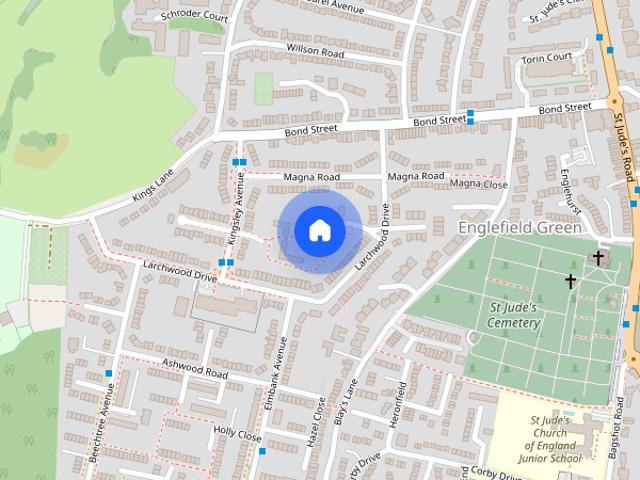 Townhouse for rent in Englefield Green, Runnymede