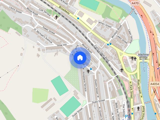 Townhouse for rent in Pontypridd, Wales