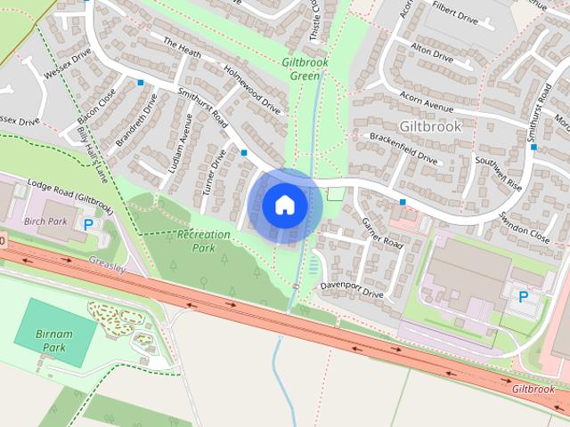 Townhouse for rent in Giltbrook, Broxtowe