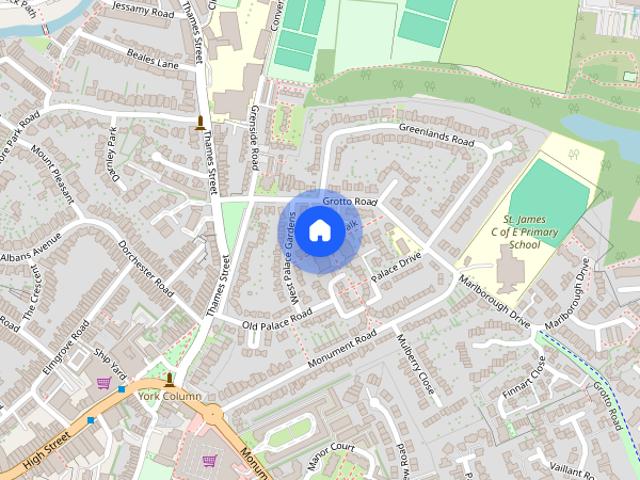 Townhouse for rent in Weybridge, Elmbridge