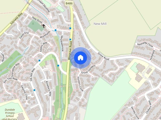 Townhouse for rent in New Mill, Pouchen End