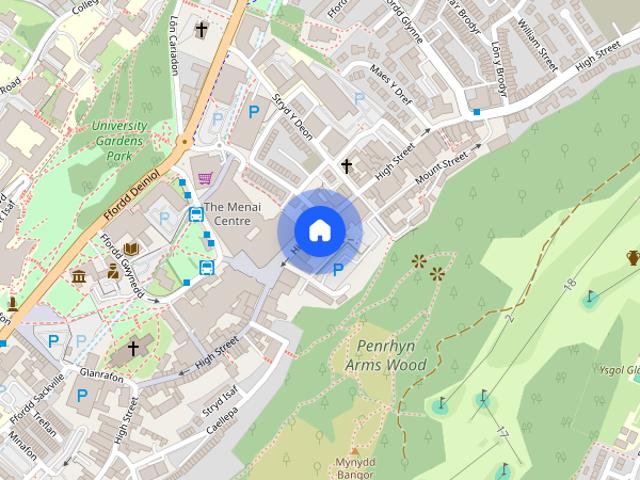 Townhouse for rent in Bangor, Wales
