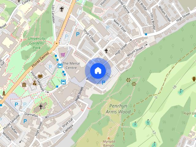 Townhouse for rent in Bangor, Wales