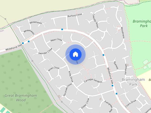 Townhouse for rent in Bramingham Park, Luton