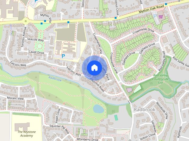 Townhouse for rent in Radbrook, Frankwell