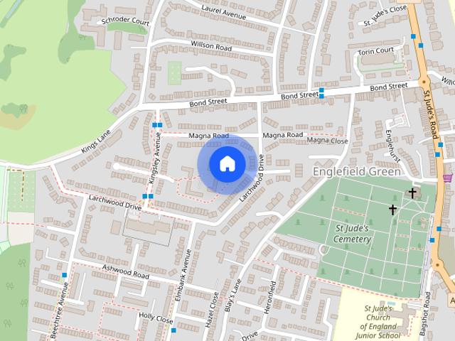 Townhouse for rent in Row Town, Surrey