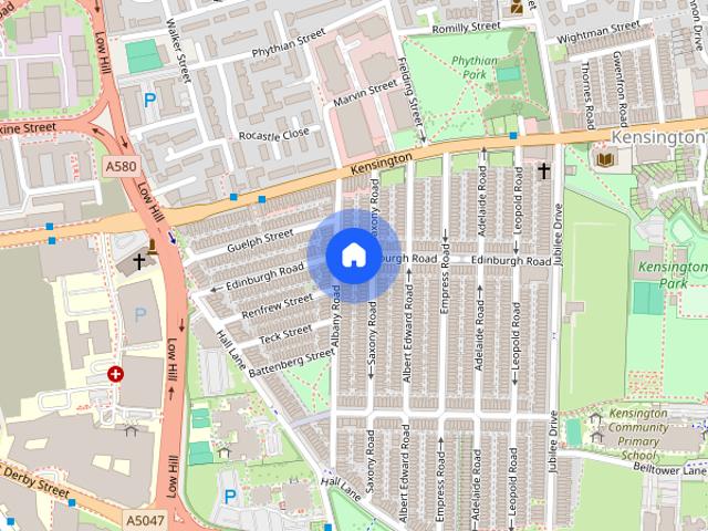 Townhouse for rent in Kensington, Calderstones