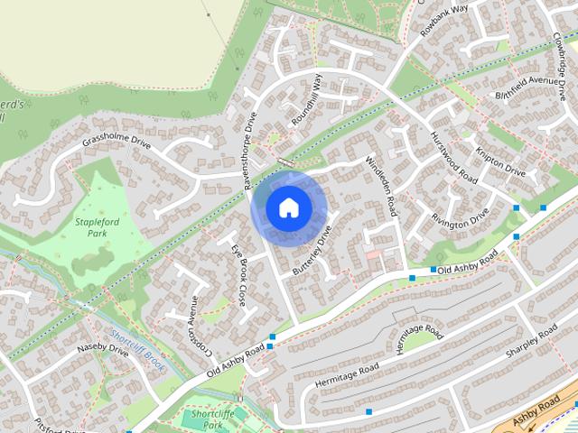 Townhouse for rent in Elmfield, Leicestershire