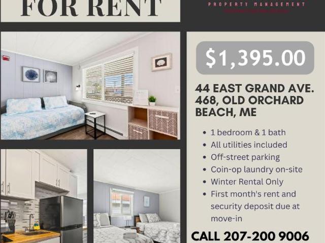 Apartment for rent in Maine