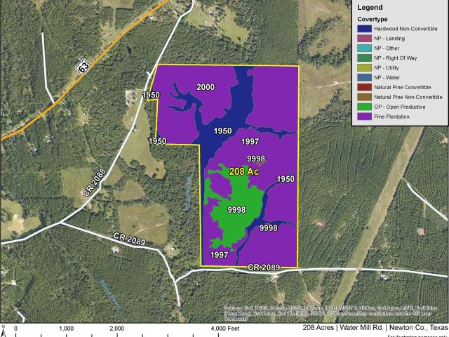 Land for sale in Newton, Texas