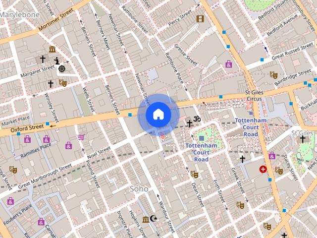 Apartment for rent in Soho, Greater London