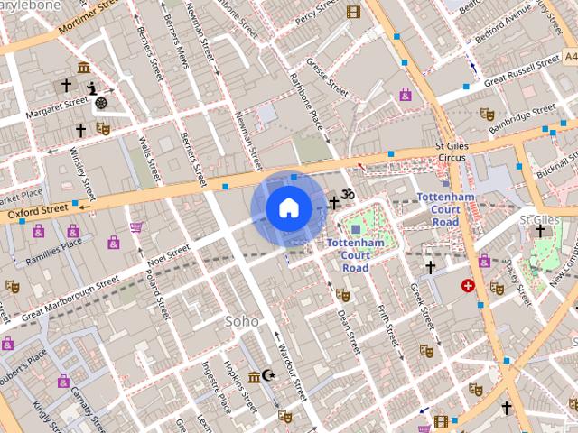 Apartment for rent in Soho, Greater London